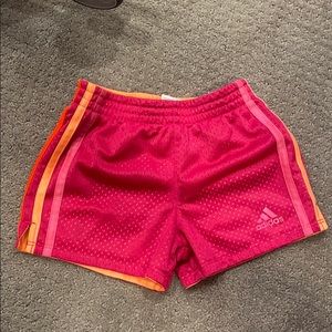 Girls size 3T adidas shorts in pink